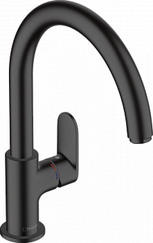 Смеситель для кухни Hansgrohe Vernis Blend 71870670 черный матовый