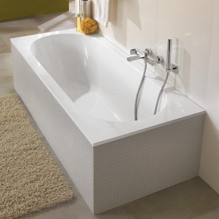 Квариловая ванна Villeroy & Boch Oberon 160x75 UBQ160OBE2V-01 alpin