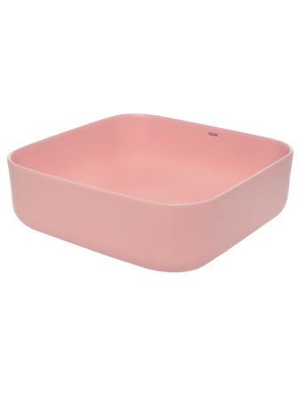 Раковина накладная 39см AQUAme AQM5011MP розовый матовый