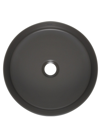 Раковина накладная 35.5см AQUAme AQM5012MDG серый матовый