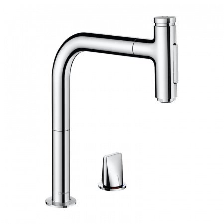 Смеситель для кухни Hansgrohe Metris Select M71 73818000 хром