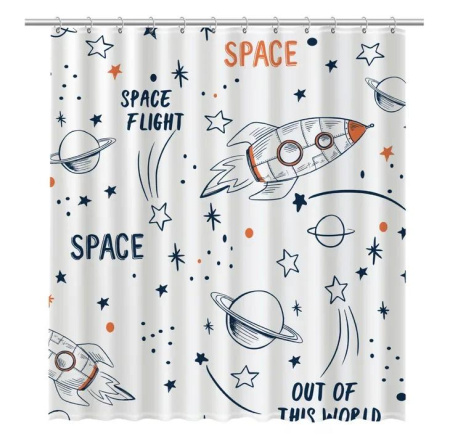 Штора для ванной Fixsen Space, FX-2508