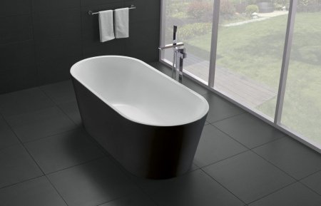 Акриловая ванна Belbagno BB71-1700-NERO