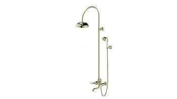 Душевая стойка Bravat ART F65193BAF-A2-RUS золото