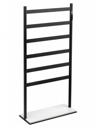 Полотенцесушитель электрический напольный WONZON & WOGHAND ESSEN, Черный матовый (WW-A406-MB)