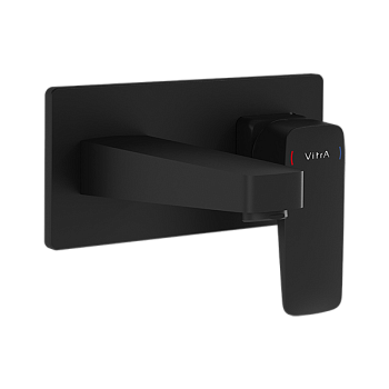 Смеситель для раковины Vitra Root Square A4273836EXP черный матовый
