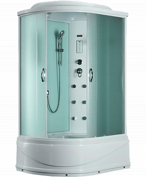 Душевая кабина Timo Eco TE-0720 R 120x80x215 профиль белый, стекло рифленое