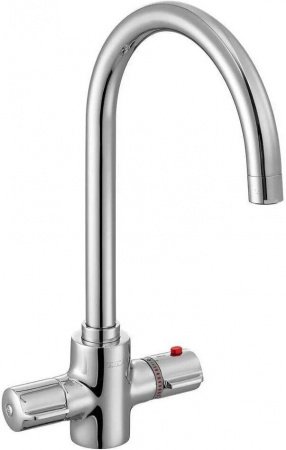 Термостат для кухни E.C.A Thermostatic 102108754EX хром