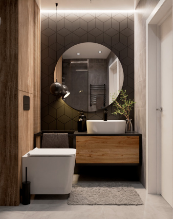 Унитаз подвесной безободковый AQUAme AQM2003 белый, с сиденьем микролифт