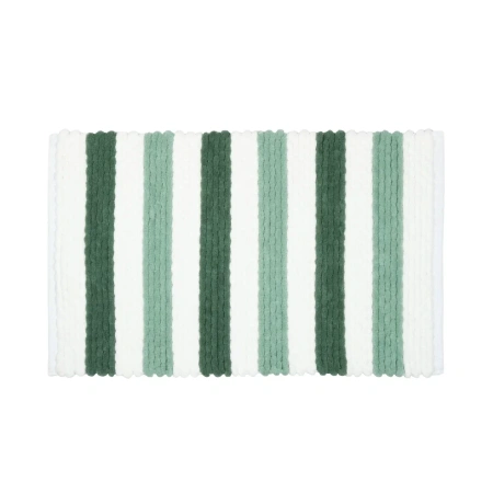 Коврик для ванной 1-ый Fixsen AMBER, FX-8040Y, mix (зеленый+св.зеленый+белый), 50х80см