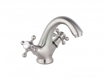 Смеситель для раковины Timo Nelson 1911F silver серебро