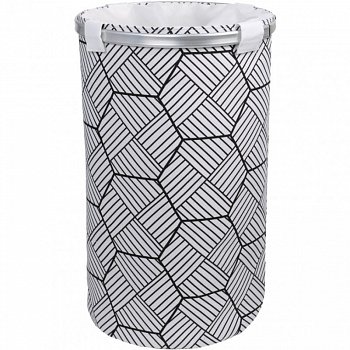 Корзина для белья Fixsen FX-1033В Белая