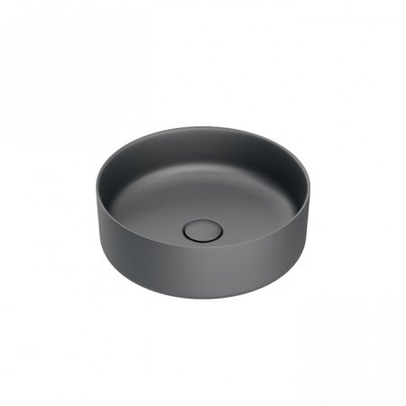 Раковина накладная 35.5см IDDIS Ray RAYGM03i27 серый матовый