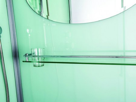 Душевая кабина Esbano ESKB118CKR 110x85x210см, профиль хром матовый, стекло рифленое