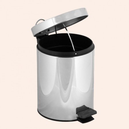 Ведро мусорное TW Harmony TWCV010-5cr Хром