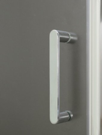 Душевой уголок BelBagno Uno AH-1 100x80 профиль Хром стекло прозрачное