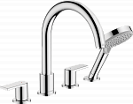 Смеситель для ванны с душем Hansgrohe Vernis Shape 71459000 хром