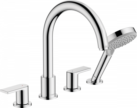 Смеситель для ванны с душем Hansgrohe Vernis Shape 71459000 хром