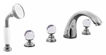 Смеситель на борт ванны Rav Slezak Brilliance169.5P хром