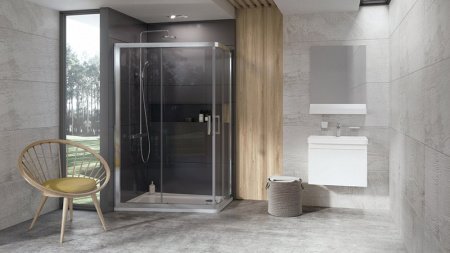 Душевой поддон из искусственного камня Ravak 10° Asymetric Pro 120x90 L Белый