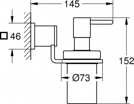 Дозатор для жидкого мыла Grohe Allure 40363000 Хром