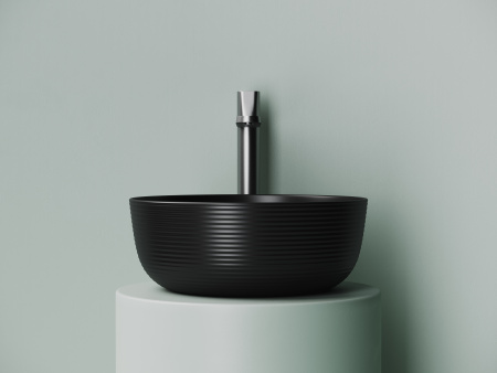 Раковина накладная 35см Ceramica Nova Element CN6073MB черный матовый