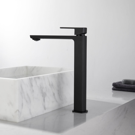 Смеситель для раковины Vincea Next VBF-1N2MB черный матовый