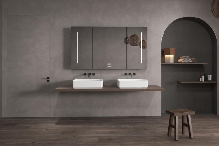 Раковина накладная ABBER Stein AS2634 белая матовая