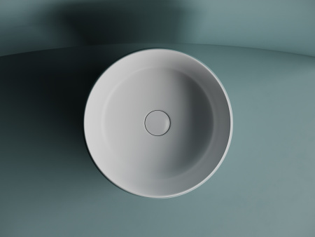 Раковина накладная 35см Ceramica Nova Element CN6073MW белый матовый