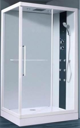 Душевая кабина Orans 8615900 120x90x220 профиль белый, стекло прозрачное