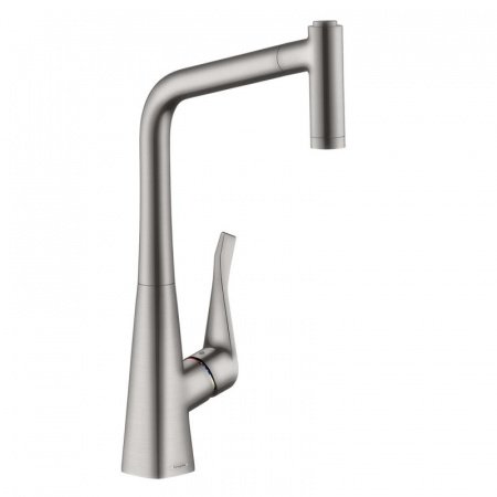 Смеситель для кухни Hansgrohe Metris M71 73801800 нержавеющая сталь