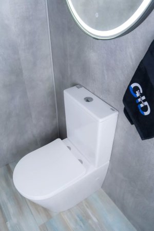 Унитаз напольный безободковый GID Tr2179 с сиденьем микролифт, белый