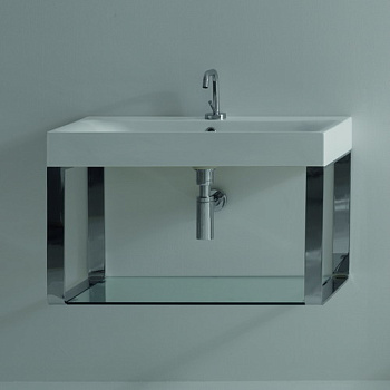 Раковина подвесная / накладная 70см Kerasan Cento 353201*1 белый