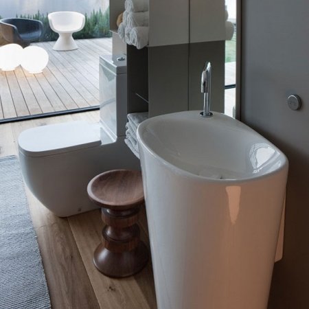 Раковина напольная Laufen Palomba 8.1180.4.000.104.1 белый