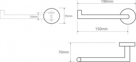 Держатель для туалетной бумаги Bemeta Omega 104212032L Хром