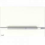 Кнопка смыва AlcaPlast Flat STRIPE-GL1200 белый Кнопка смыва AlcaPlast Flat STRIPE-GL1200 белый