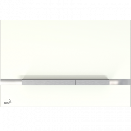 Кнопка смыва AlcaPlast Flat STRIPE-GL1200 белый