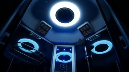 Душевая кабина Timo Standart T-1109 90x90x220 профиль хром матовый, стекло прозрачное