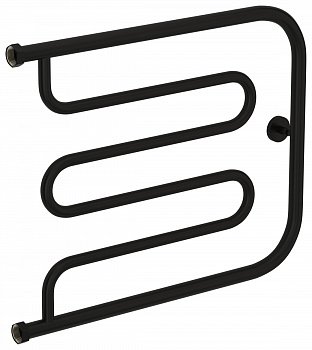 Полотенцесушитель водяной Сунержа Лира 50х65 черный матовый