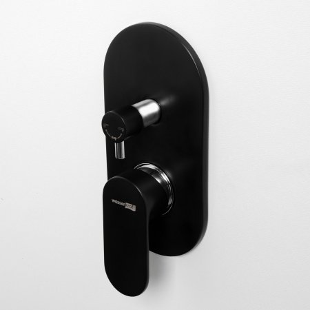 Смеситель для душа WasserKraft Elbe 7441 черный матовый