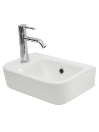 Раковина накладная 37.5см AQUAme AQM5006L белый