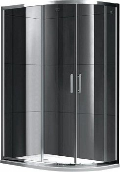 Душевой угол GEMY Victoria 110x80x190 профиль хром, стекло прозрачное