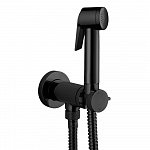 Гигиенический душ со смесителем Bossini Paloma Brass E37007B.073 черный матовый