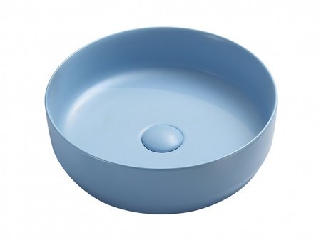 Раковина накладная 39см Ceramica Nova Element CN6022ML голубой матовый