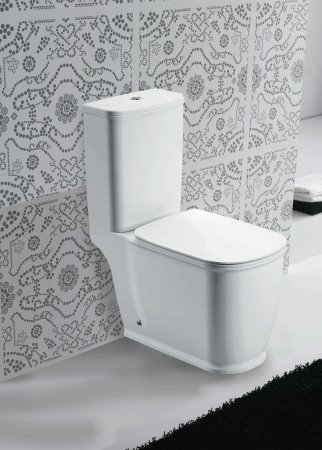 Напольный унитаз-компакт Grossman Comfort GR-N3013 белый, с сиденьем микролифт