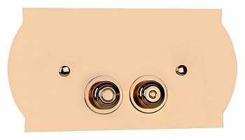 Кнопка смыва TW TW300.3oro золотой