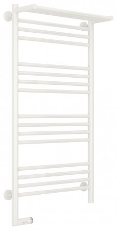 Полотенцесушитель электрический Сунержа Богема с полкой 2.0 100х50 белый, подключение левое