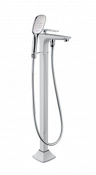 Смеситель для ванны с душем Timo Helmi 4000/00-16Y-CR хром;белый глянцевый