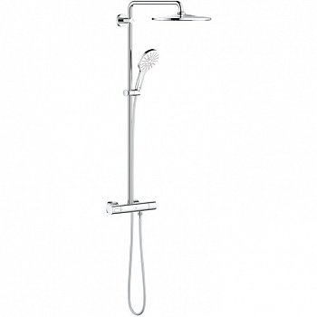 Душевая стойка Grohe Rainshower SmartActive 26647LS0 белый/хром