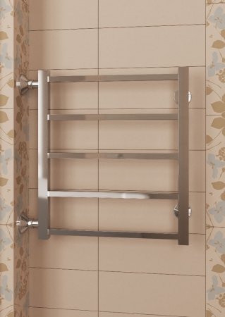 Полотенцесушитель водяной Terminus Вега П5 500x606 с боковым подключением 500